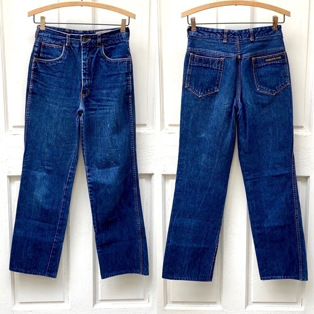 VTG Charlotte Ford High Rise Straight Leg Jean 10
